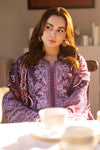 3PC DHANAK SEQUENCE EMBROIDERED SHIRT WITH COUTRAI PRINTED SHAWL & DHANAK TOUSER-BIC- 671