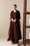 BATIK-3PC DHANAK EMBROIDERED SHIRT WITH COURTRAI WOOL PRINT EMBROIDERED SHAWL AND TROUSER v60