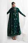 WINTER-3PC DHANAK EMBROIDERED SHIRT WITH DHANAK EMBROIDERED SHAWL & EMB TROUSER V62