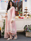 3 Piece Embroidered Lawn Shirt with Embroidered Organza Duppata 101