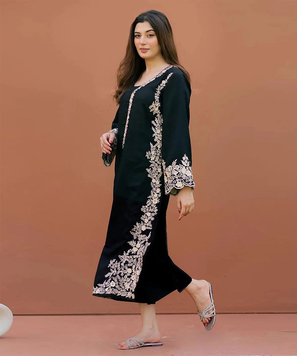 Dhanak 2PC Embroidered V104
