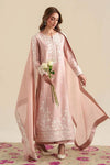 DHANAK EMBROIDERED SHIRT WITH CHIFFON EMB DUPATTA AND TROUSER V61