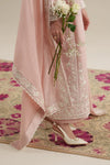 DHANAK EMBROIDERED SHIRT WITH CHIFFON EMB DUPATTA AND TROUSER V61